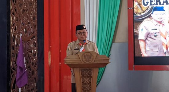 Bupati Tabalong, Anang Syakhfiani secara resmi buka Rekercab dan Sidparcab Gerakan Pramuka Tabalong 2023 (Kalimantanlive.com/ A Hidayat)