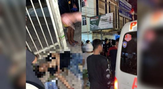 Polsekta Banjarmasin Timur berhasil meringkus seorang pria diduga pelaku pembunuhan di Jalan Veteran, Kelurahan Sungai Bilu, Kecamatan Banjarmasin Timur, Kota Banjarmasin, yang terjadi Minggu (6/8/23) tadi malam. (Kalimantanlive.com/Ilham)