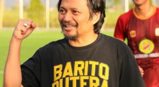 Anggota EXCO PSSI Pusat yang juga CEO Tim Barito Putera, Hasnuryadi Sulaiman. (Kalimantanlive.com/Ilham)