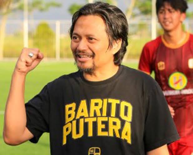 Anggota EXCO PSSI Pusat yang juga CEO Tim Barito Putera, Hasnuryadi Sulaiman. (Kalimantanlive.com/Ilham)
