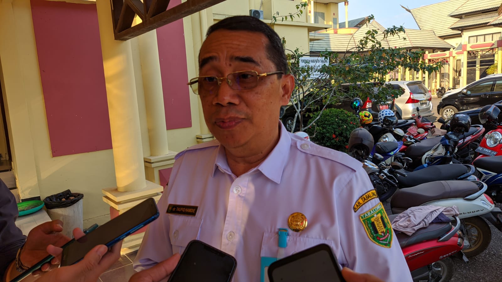 Kepala Dinas Kesehatan, Taufiqurrahman Hamdie (Kalimantanlive.com/ A Hidayat)