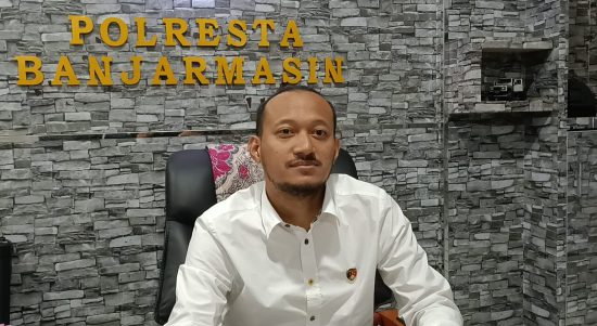 Kasat Reskrim Polresta Banjarmasin, Kompol Thomas Afrian (Kalimantanlive.com/Ilham)