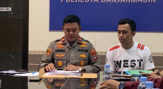 Kapolsek Banjarmasin Barat, Kompol Indra Agung Perdana (Kalimantanlive.com/Ilham)