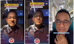 Anies Live TikTok lewat akun @aniesbubble. (tangkap layar X@SOBAT_ANIES)