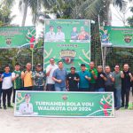 Aditya Resmikan Turnamen Bola Voli Wali Kota