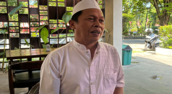 Ketua PPAK Kota Banjarbaru Ahmad Fadli meminta masyarakat ciptakan pemilu aman dan damai. (Kalimantanlive.com/Ilham)