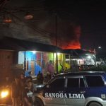Musibah kebakaran di jalan Belitung Banjarmasin tewaskan satu anggota relawan BPK. (Kalimantanlive.com/Ilham)