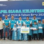 Foto bersama manajemen PLN UIP3B Kalimantan bersama anak-anak dari Panti Asuhan Graha Yatim dan Dhuafa dalam rangkaian Doa Bersama Jelang Nataru 2024-2025Senin, (1612). (Humas PLN)