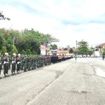 Apel Gelar Pasukan Operasi Lilin Intan, di Lapangan Mapolres Tanah Bumbu, Jumat (20/12/2024). (Foto: MC Tanbu)