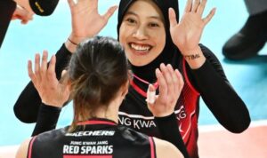 Megawati Hangestri Pertiwi dan Vanja Bukilic1