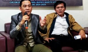 Jumpa Pers Tim Hukum Gogo Helo Terkait Heboh Politik Uang di Muara Teweh