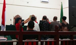 Sidang Dugaan Politik Uang di Pengadilan Negeri Muara Teweh