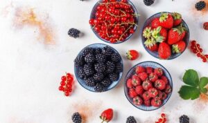 Ilustrasi macam-macam buah berry. (Fajar Harapan)