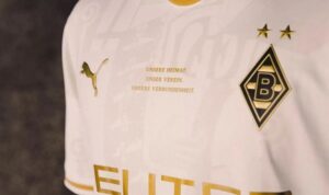 Desain jersei spesial Borussia Monchengladbach. (Antaranews)