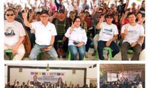 Kampanye Calon Wakil Bupati Barito Utara Inriaty Karawaheni di Kecamatan Gunung Purei