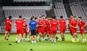 Sesi latihan timnas Indonesia. (Fajar Harapan)
