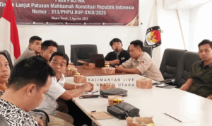 Rakor Penyamaan Data Pemilih Jelang PSU Bagian II Barito Utara