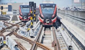 PT Kereta Api Indonesia (KAI) menginformasikan operasional LRT Jabodebek tetap normal dan aman. (Fajarharapan.id)