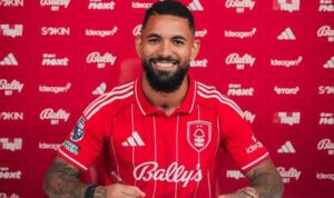 Pemain terbaru Nottingham Forest Douglas Luiz yang dipinjam dari Juventus. (Nottingham Forest)