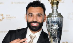 Penyerang klub Liga Inggris Liverpool Mohamed Salah. (Footballontnt)