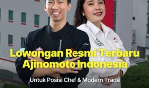 Ajinomoto Buka Lowongan Kerja Terbaru 2025. (Batastimor)