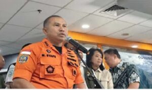 Kepala Basarnas Mohammad Syafii dalam konferensi pers. (Fajarharapan.id)