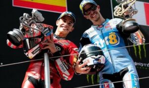 Marc Marquez dan Alex Marquez di MotoGP 2025. (Fajarharapan.id)