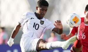 Fadly Alberto kala membela Timnas Indonesia U-17. (Fajarharapan.id)