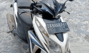 Foto Barbuk sepeda motor yang diduga dicuri MA