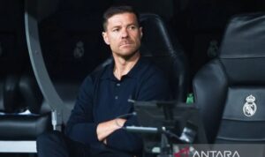 Pelatih Real Madrid Xabi Alonso.