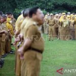 Ilustrasi - Pelaksanaan upacara dihadiri Aparatur Sipil Negara (ASN).