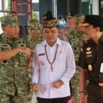 Gubernur Kalteng Agustiar Sabran (tengah) bersama jajaran Forkopimda di Palangka Raya (2212026). (Antaranews.Kalteng)