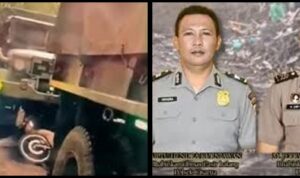 Polisi Tertabrak Truk TNI di Cisarua0