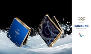 Samsung Galaxy Z Flip7 Olympic Edition. (Fajarharapan.id)