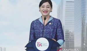 Pjs Ketua Dewan Komisioner OJK Friderica Widyasari Dewi memaparkan Economy Outlook 2026 di Jakarta. (OJK Institute)
