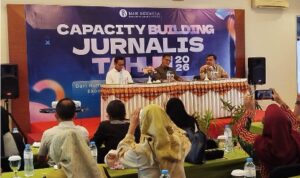 BI Kalsel menggelar Capacity Building Jurnalis 2026 yang diikuti puluhan jurnalis ekonomi di Batulicin, Tanah Bumbu, Selasa (1022026). (Kalimantanlive.com eep)