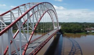 Ilustrasi-Jembatan Tenggarong, Kabupaten Kutai Kartanegara, Kaltim. (foto net)