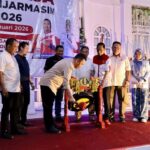 KONI Kota Banjarmasin menggelar rapat kerja tahun 2026 di Cafe Nostalgia, Sabtu (3112026). (MC Kalsel)