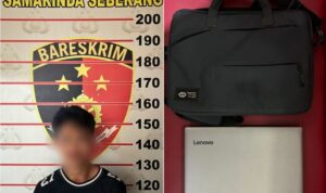 Pelaku pencurian Laptop, AM (16) dibekuk jajaran Polsek Samarinda Seberang. (Humas Polsek Samarinda Seberang)