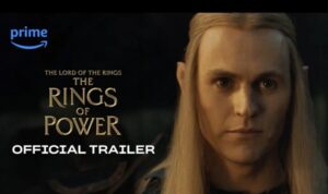 Poster rilisnya trailer The Lord of the Rings: The Rings of Power.