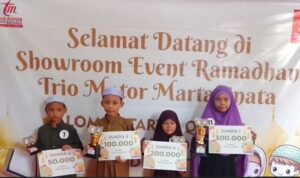 Dealer Honda Trio Motor Martadinata Banjarmasin menggelar Lomba Tartil Quran untuk menyemarakkan Ramadan 1447 H. (Humas Honda)