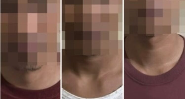 Tiga pelaku penganiayaan di Jalan Veteran Banjarmasin menyerahkan diri dan diamankan di Polsek Banjarmasin Timur.(Foto : Istimewa)